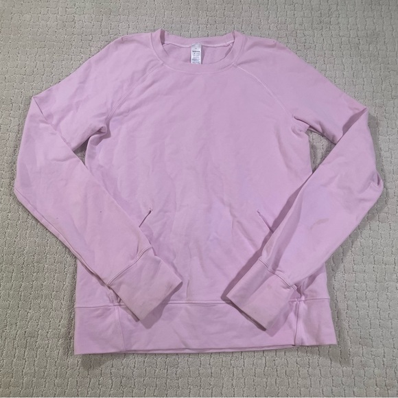 Ivivva By Lululemon Youth Pink Pullover Sweater with Pockwt Size 14 - Picture 1 of 8